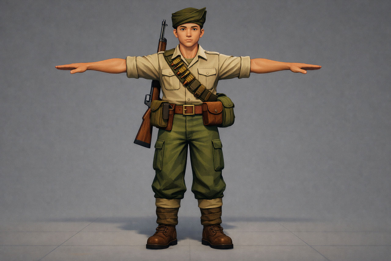 Isometric Rifleman Model INFANTRY RIFLEMAN - FRONTLINE UNIT by imagixelstudios on DeviantArt