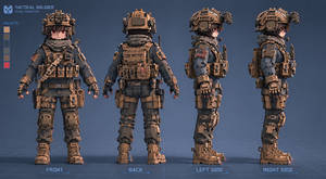 Female soldier
