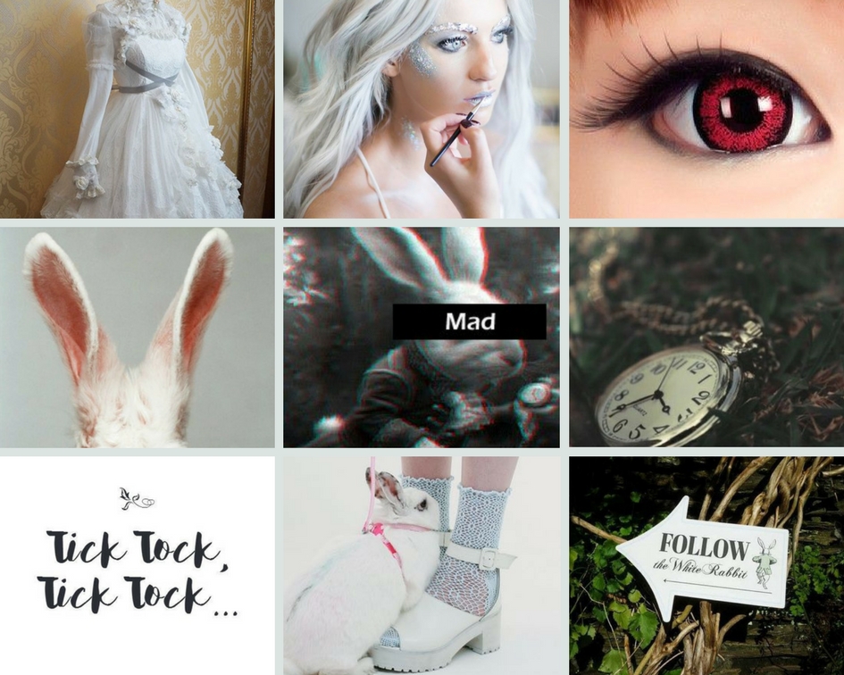 AIW White Rabbit OC Aesthetic By: Lavi by Lavi-Mukami-Adopts on DeviantArt