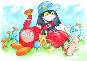 Relaxing Afternoon ~ Klonoa Fan Art