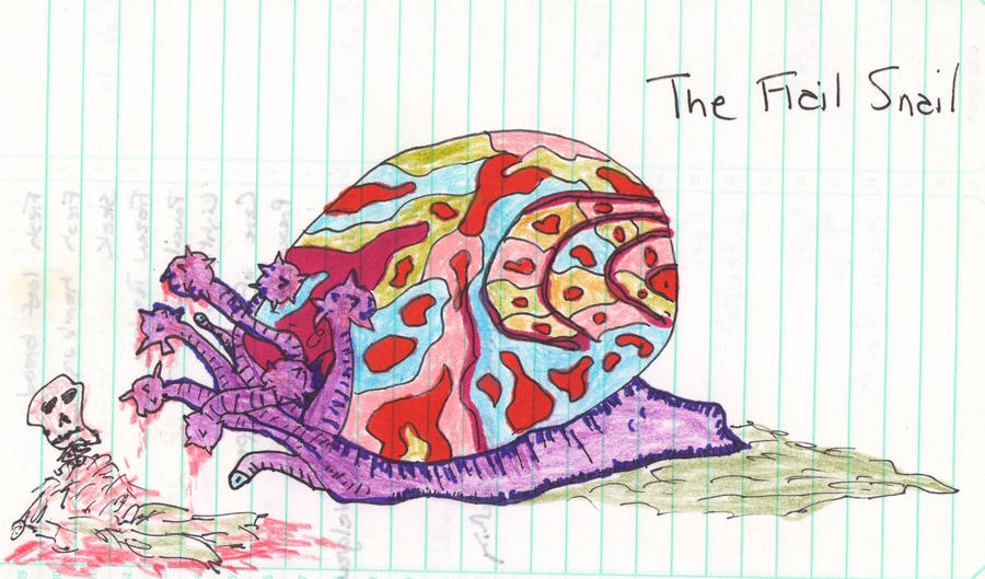 A flail snail by gmfate on DeviantArt
