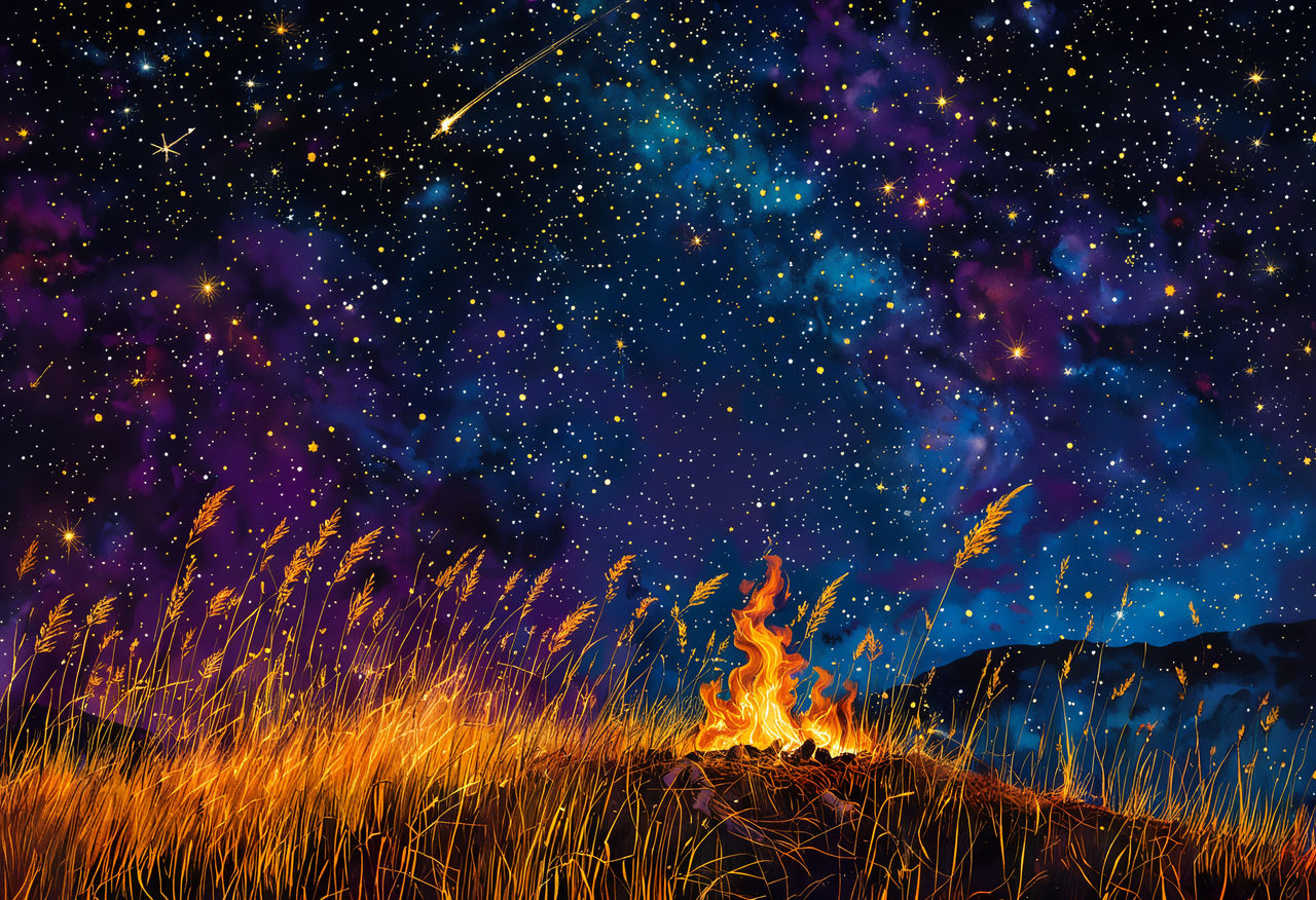Airy Night Stary Night by RososAIArchive on DeviantArt