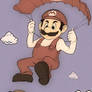 Mario parachute fanart