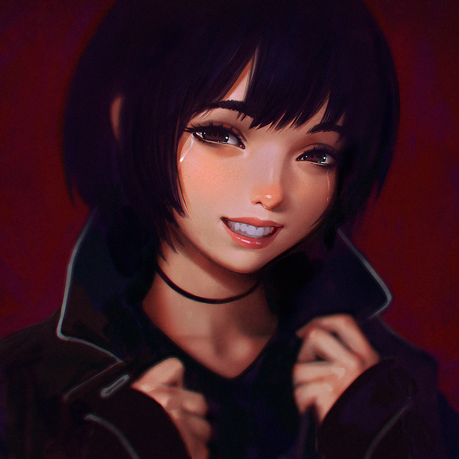 Smile Like You Mean It by Kuvshinov-Ilya