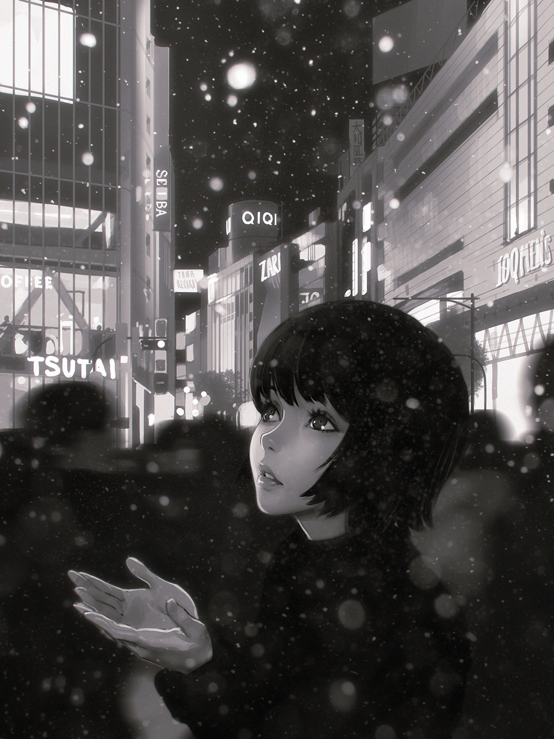 Snow by Kuvshinov-Ilya