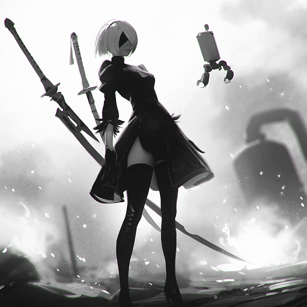 Nier: Automata by Kuvshinov-Ilya