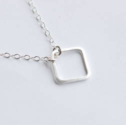 Simple Square Necklace