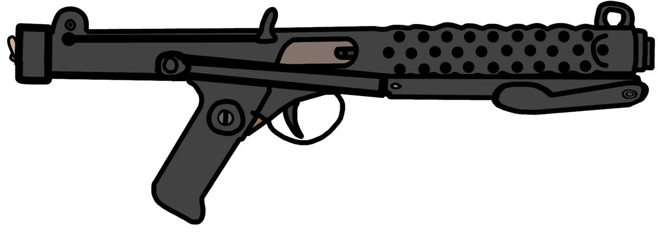 Walfas Custom Prop British Sterling Smg Unfolded By Midian P On Deviantart