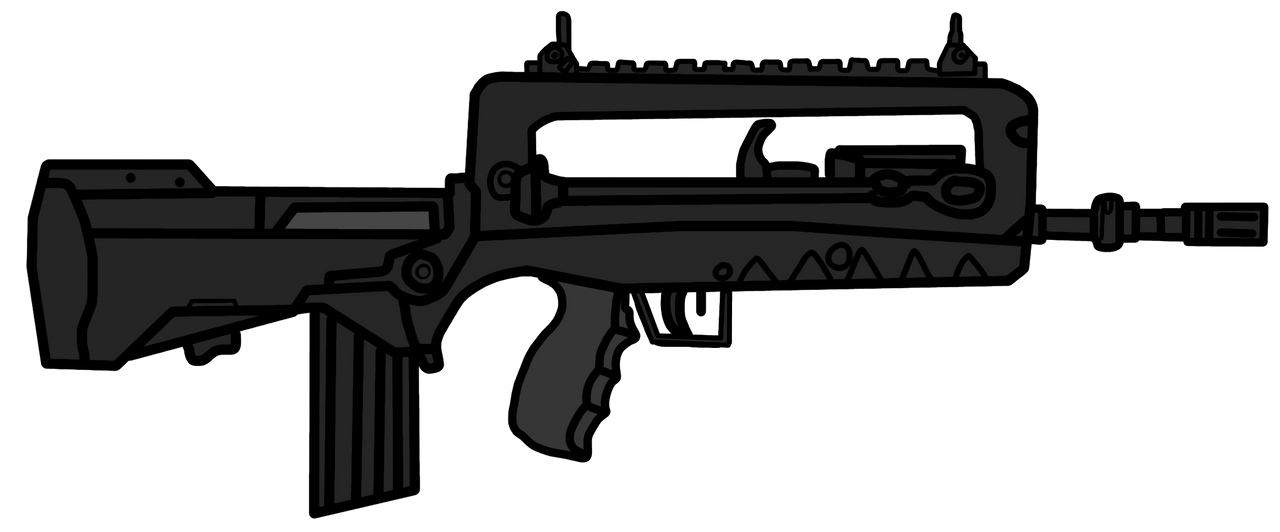 Walfas Custom Prop: FAMAS F1 by Midian-P on DeviantArt