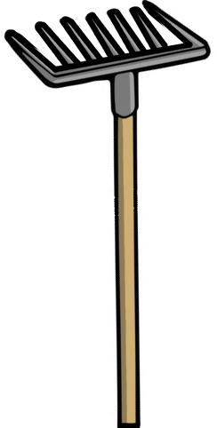 Walfas Custom Prop: Garden Rake by Midian-P on DeviantArt