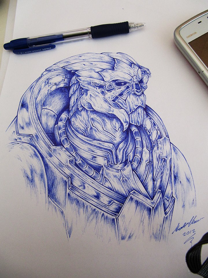 Garrus Vakarian sketch