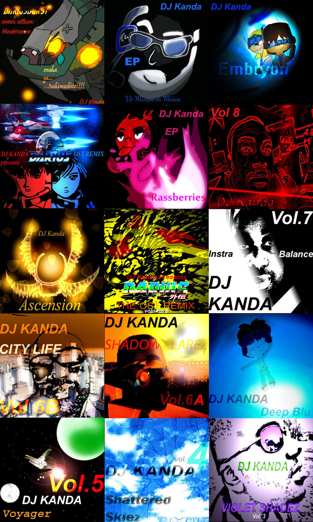 DJ Kanda Album Covers