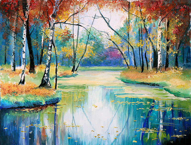 Autumn lake