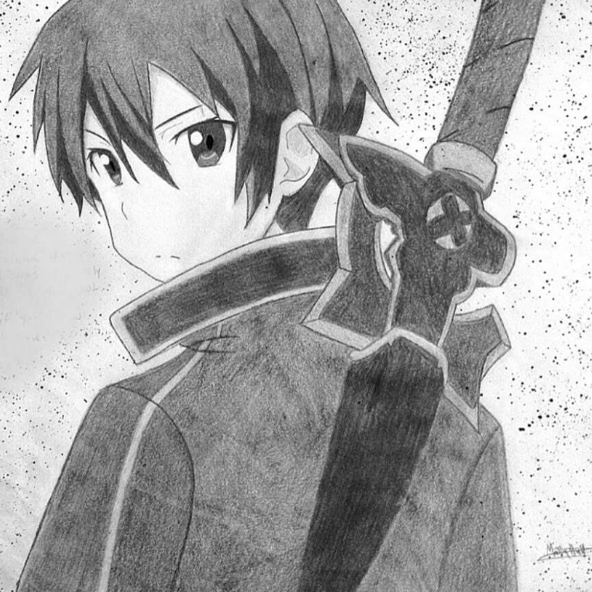 Anime Kirito Drawing Easy / Untuk melanjutkan publikasi, hapuslah