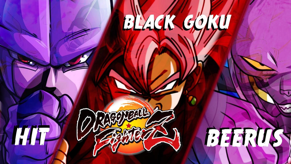 Goku Black, Hit e Beerus em Dragon Ball FighterZ
