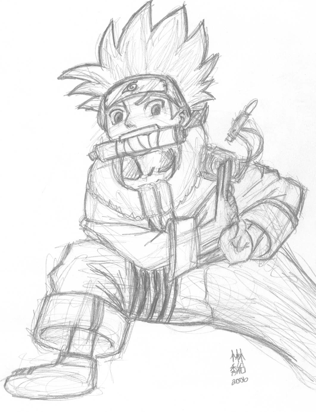 naruto sketch by LeahLyn4 on DeviantArt