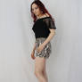 Snake Print Shorts 4