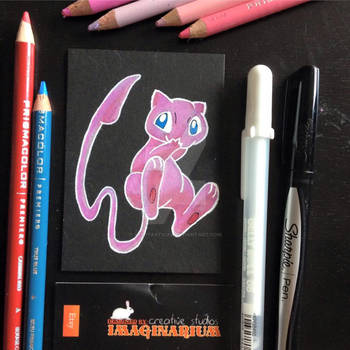 Mew Miniature Pokemon Doodle