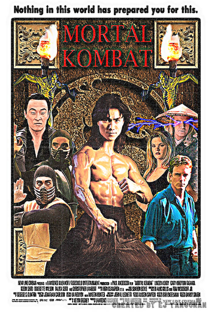Mortal Kombat (1995). Cool poster artwork by E.J. Tangonan. : r/MortalKombat