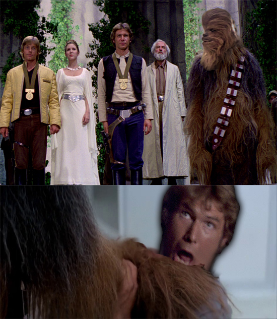 Chewie's gratification