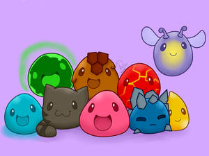 Slimes [Slime Rancher] [Speedpaint]