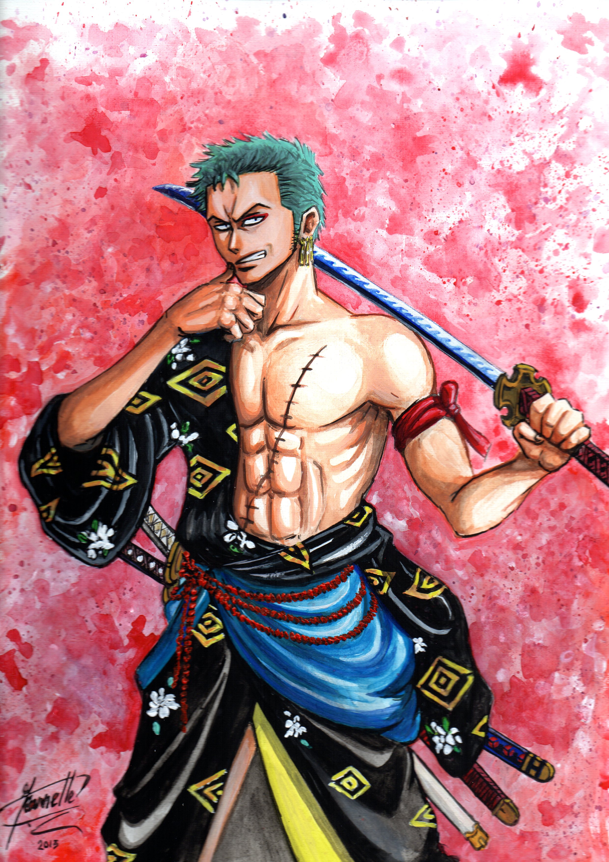 Zoro watercolor