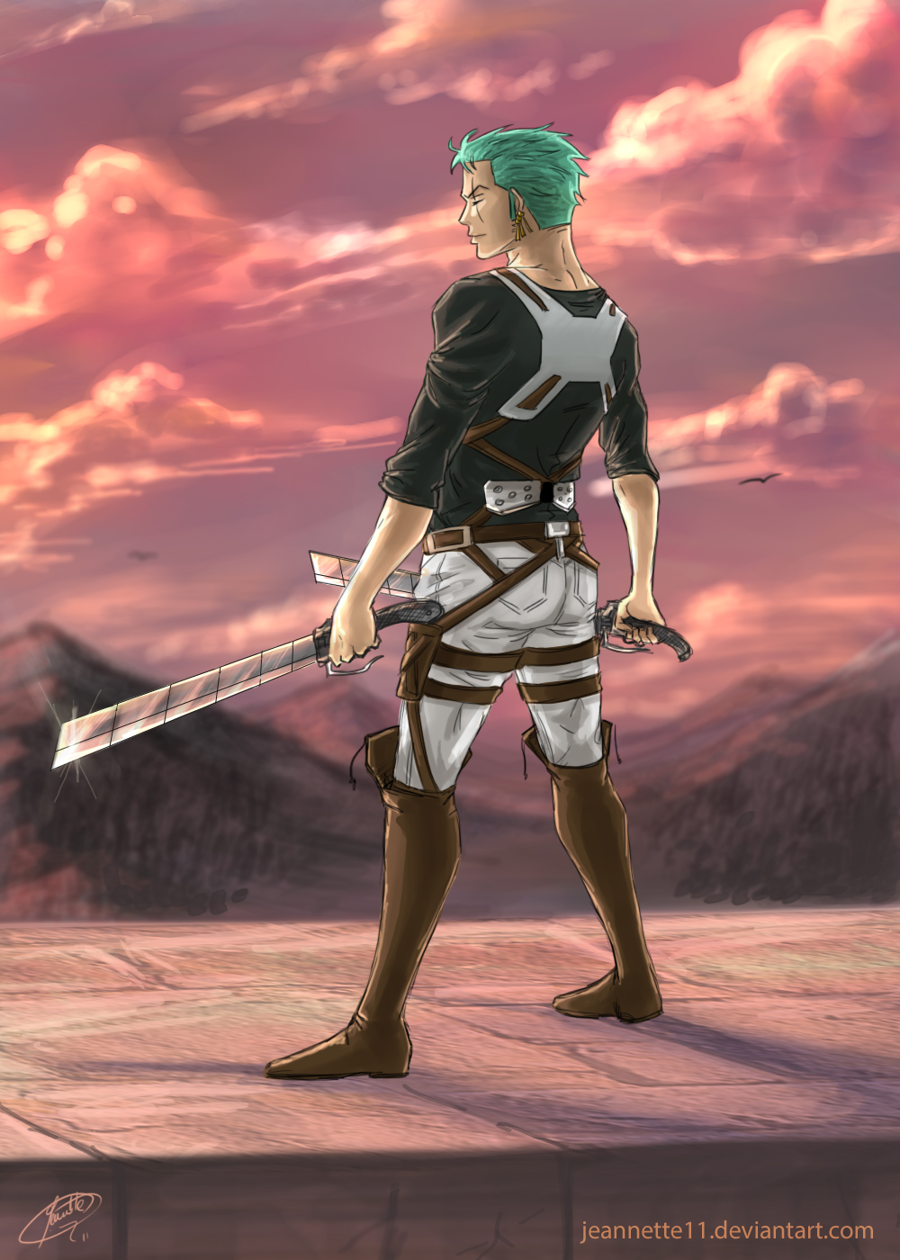 Roronoa Zoro - one piece - by DemonNinjaWolf on DeviantArt