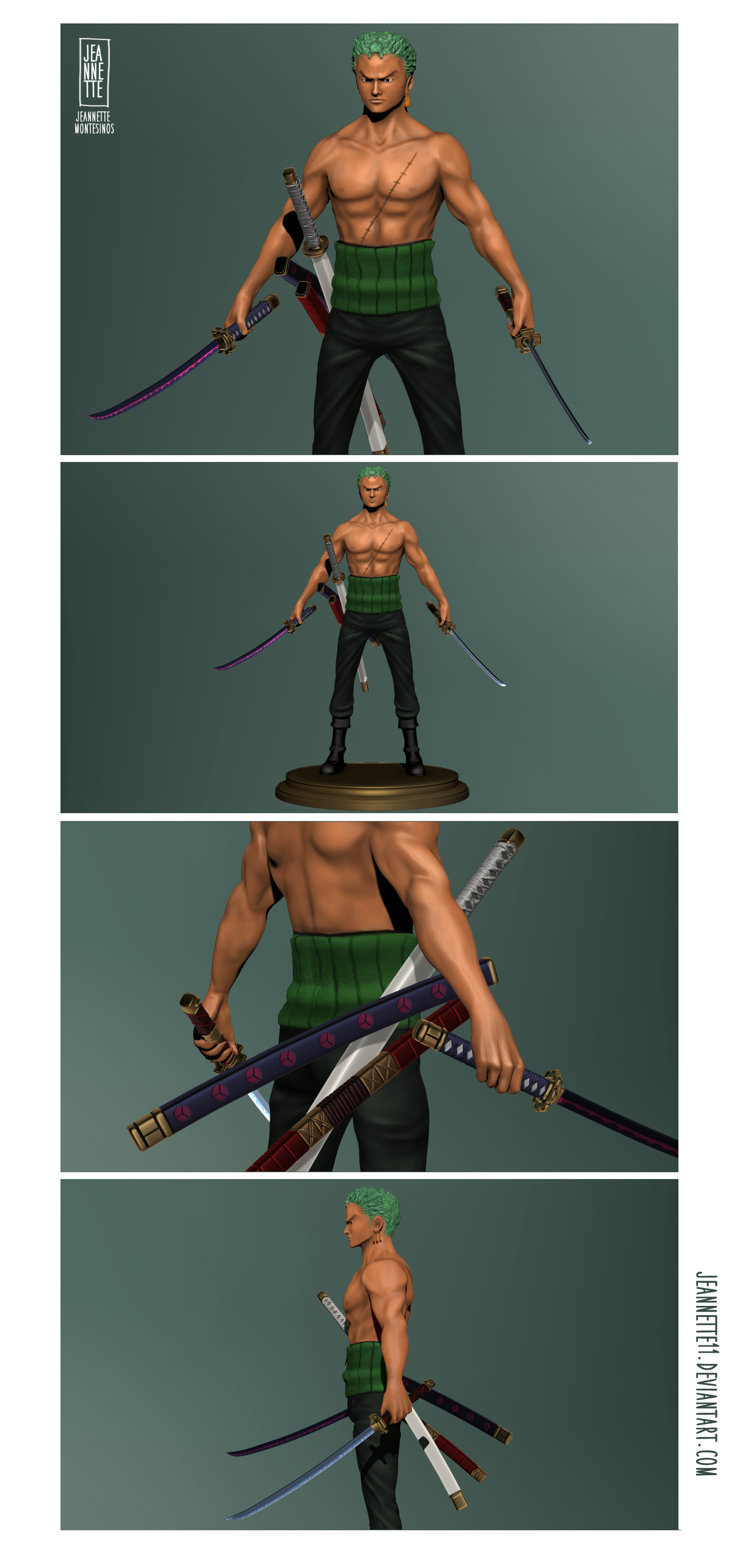 Zoro 3D finished