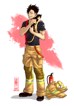 Kuroo firefighter