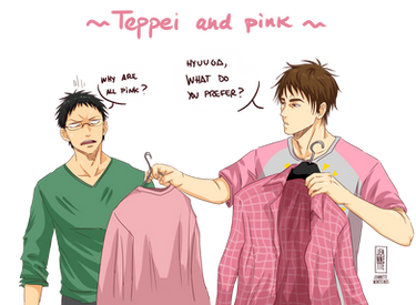 Teppei and pink