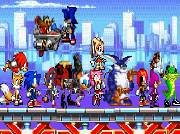 Pixilart - Sonic Classic Heroes by CaduGamer