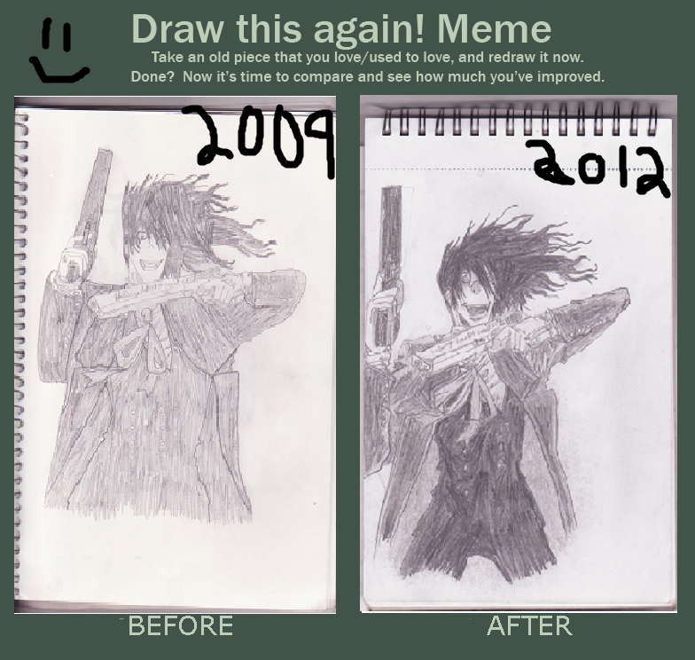 Draw This Again Meme! ~Alucard