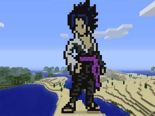 Sasuke pixel art by RaiiNBoWPoPTaRTz on DeviantArt