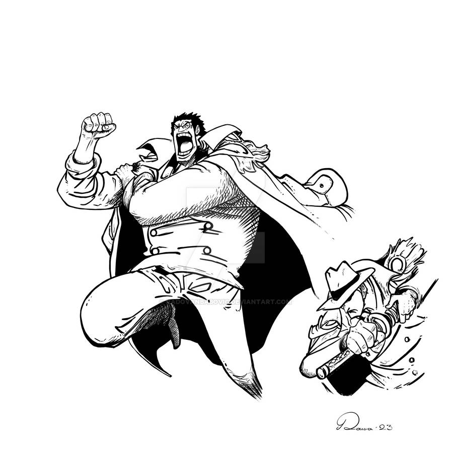 Monkey D. Garp by RadovanBabovic on DeviantArt