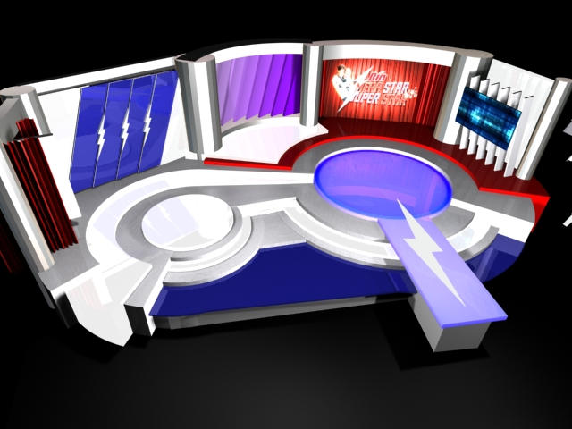 Game Show Pattern Game Show Set design- Rin Star by vibepilot on DeviantArt