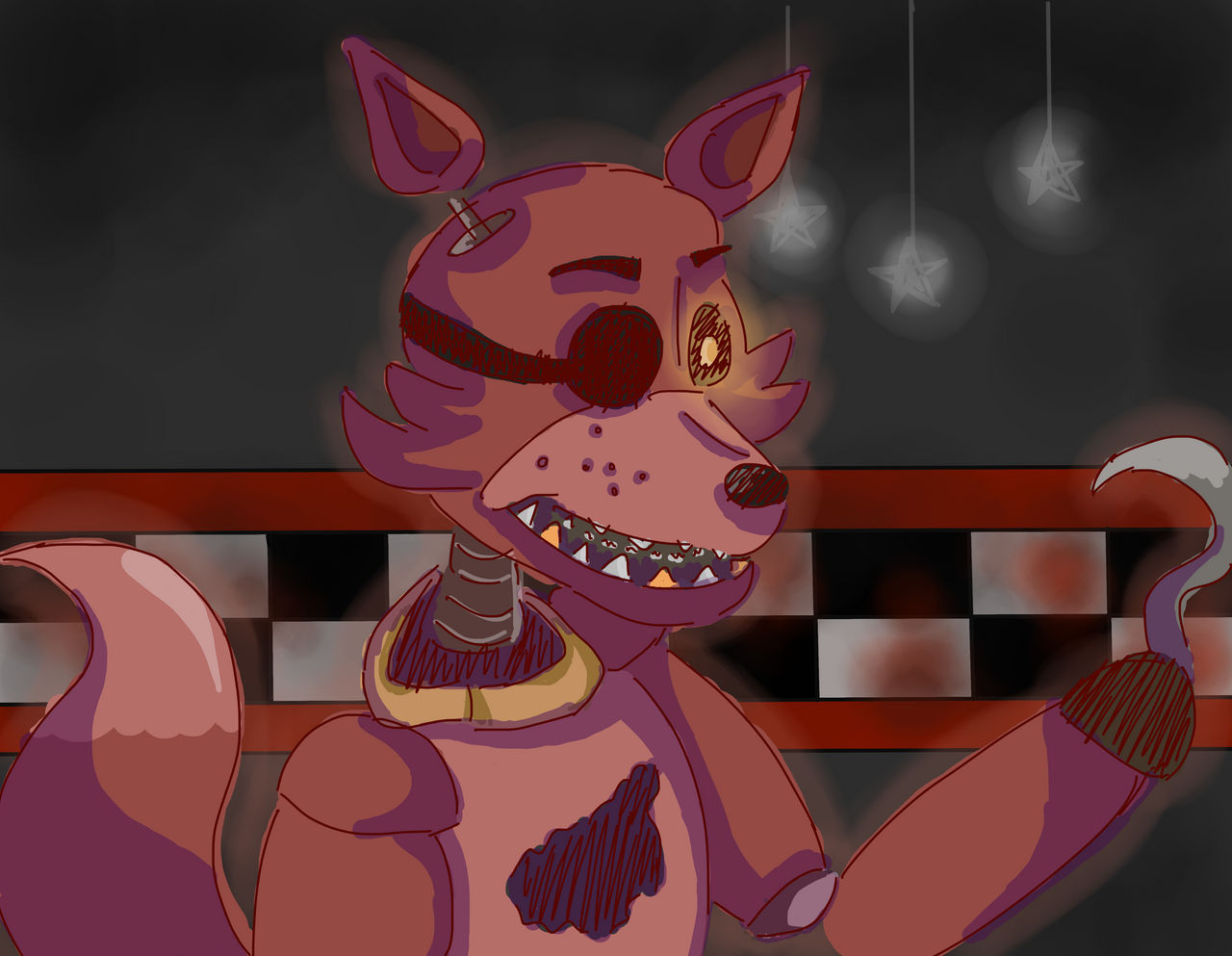 FNAF - Withered Foxy by BootsDotEXE on DeviantArt