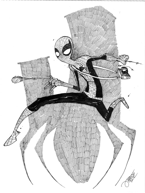 Spider-Man commission sample