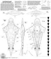 Ascendant Super Star Destroyer - 2d blueprints