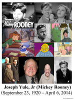 Mickey Rooney - Rest in peace