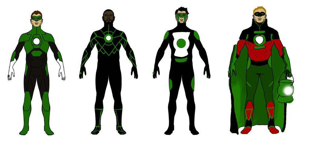 Green Lantern Redesign:  Lineup