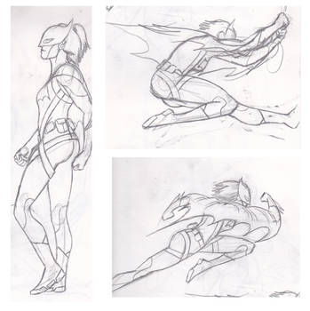 Batgirl Redesign Sketches