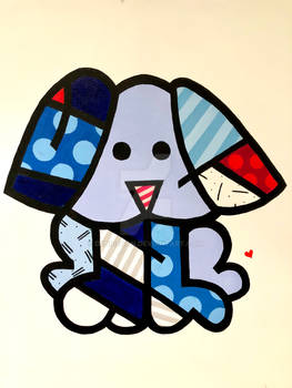 Painting Britto