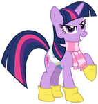 Twilight Sparkle - Winter Wrap Up Outfit by bobsicle0