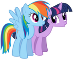 Twilight and Dash by bobsicle0