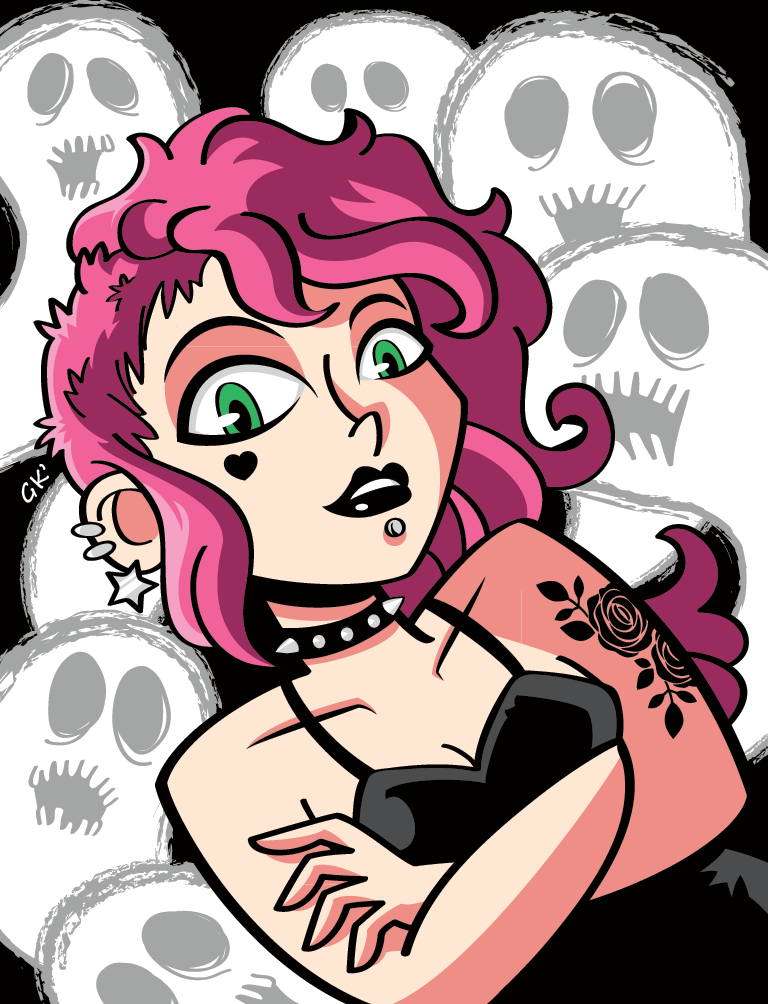 Goth Ghostforce Deviantart Goth Ghost by GabKT on DeviantArt