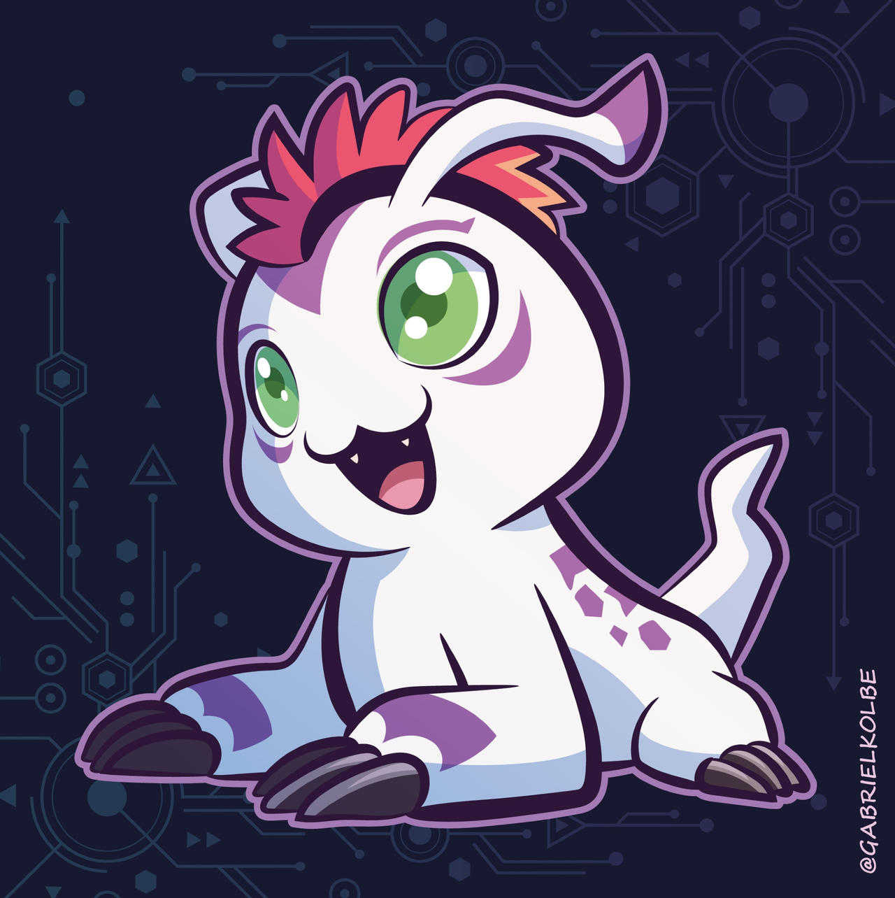 Gomamon by GabKT on DeviantArt