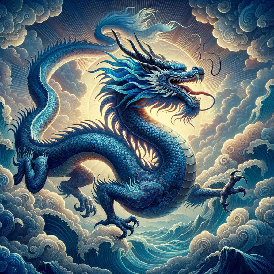 The Azure dragon of the East by oldlegends on DeviantArt