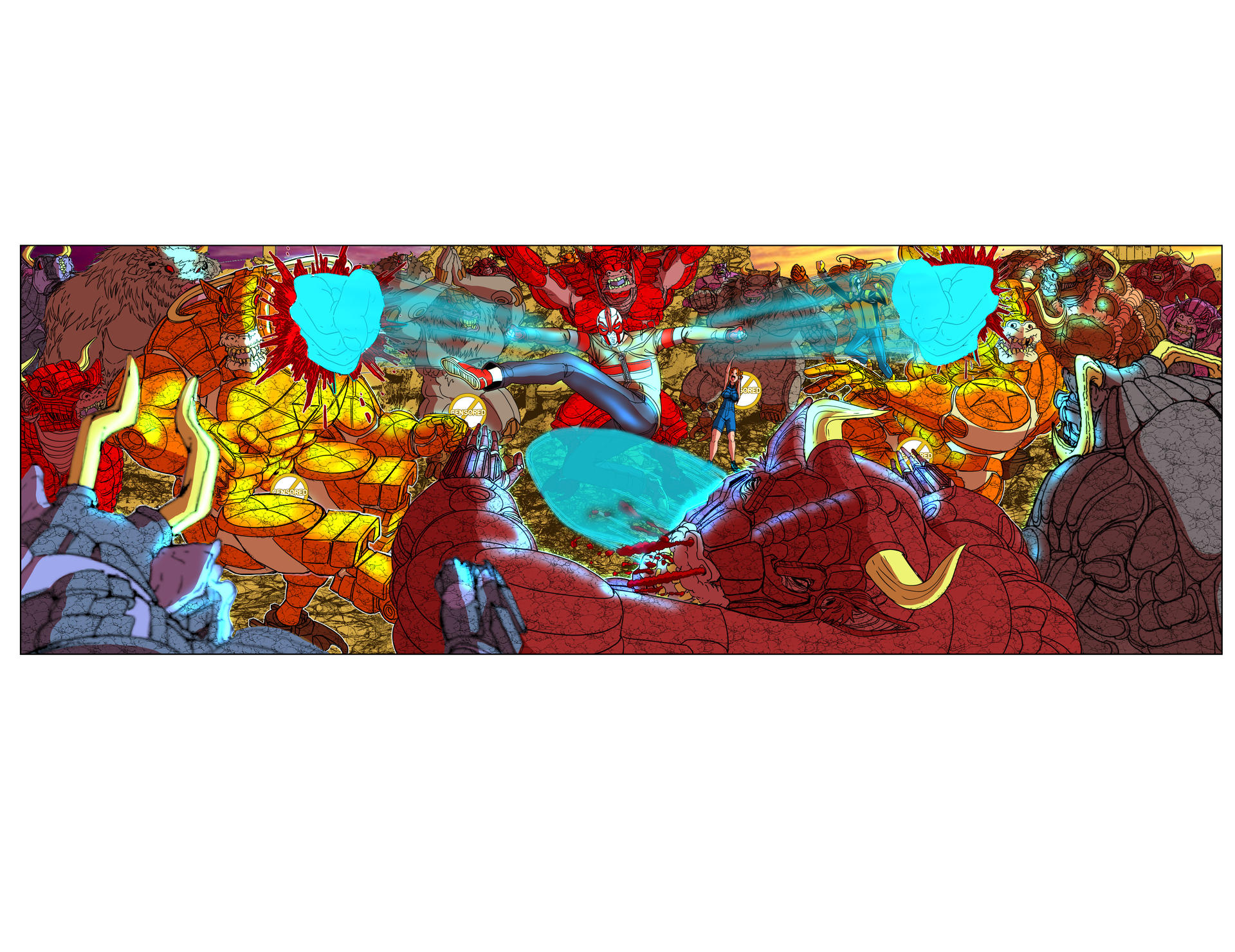 MinoWrath fight DA cover art by Sanctuary99 on DeviantArt