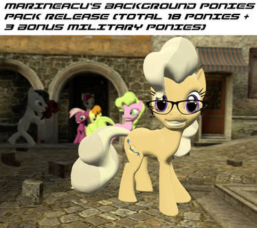 Background Ponies Pack Release