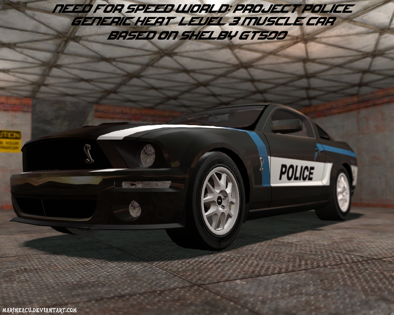 NFS World and GMod: Heat Level 3 Police Car